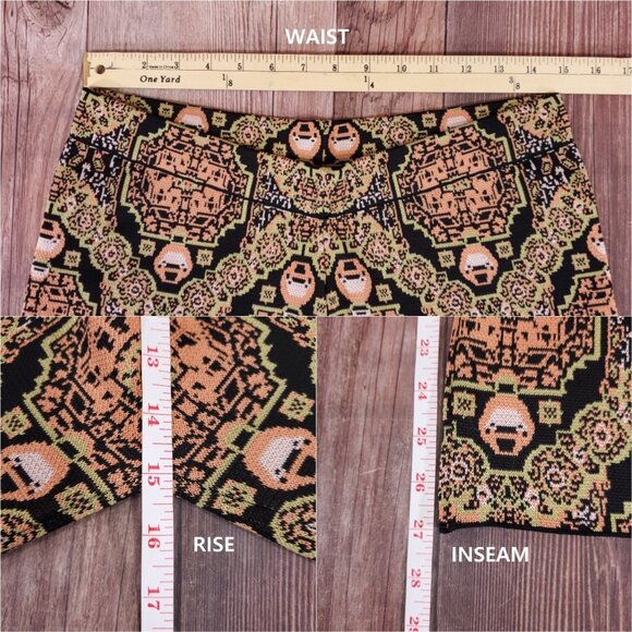 Free People Large Sun in the West Pants Black Magic Combo Boho Chic Wide Leg - Picture 12 of 12